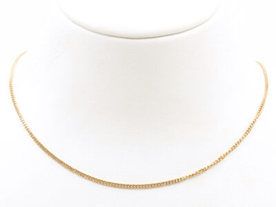Halskedja Pansar Guld 18K