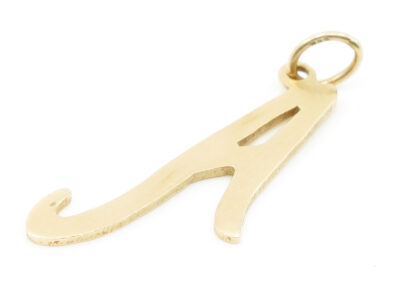 Hänge/berlock Bokstaven A 14K