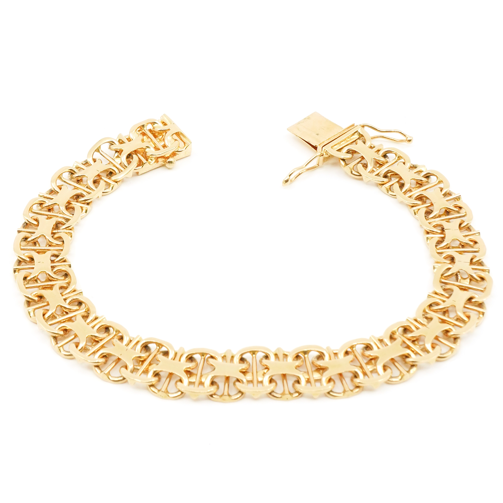 Armband X-länk med stav 18K