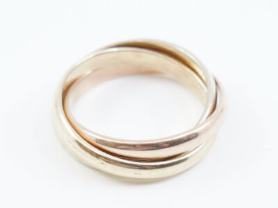 Ring Guld 14K 6,1g Ø16½ tredelad