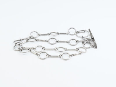 Halskedja Silver S925 65,3g Längd 67cm Bredd 28mm