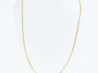 Halskedja Pansar Guld 18K 3,1g Längd 47cm Bredd 1mm