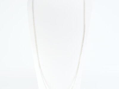 Halskedja Pansar Silver