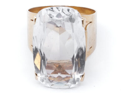 Ring med bergkristall 14K Ø19 Peltonen & Kni - Finland
