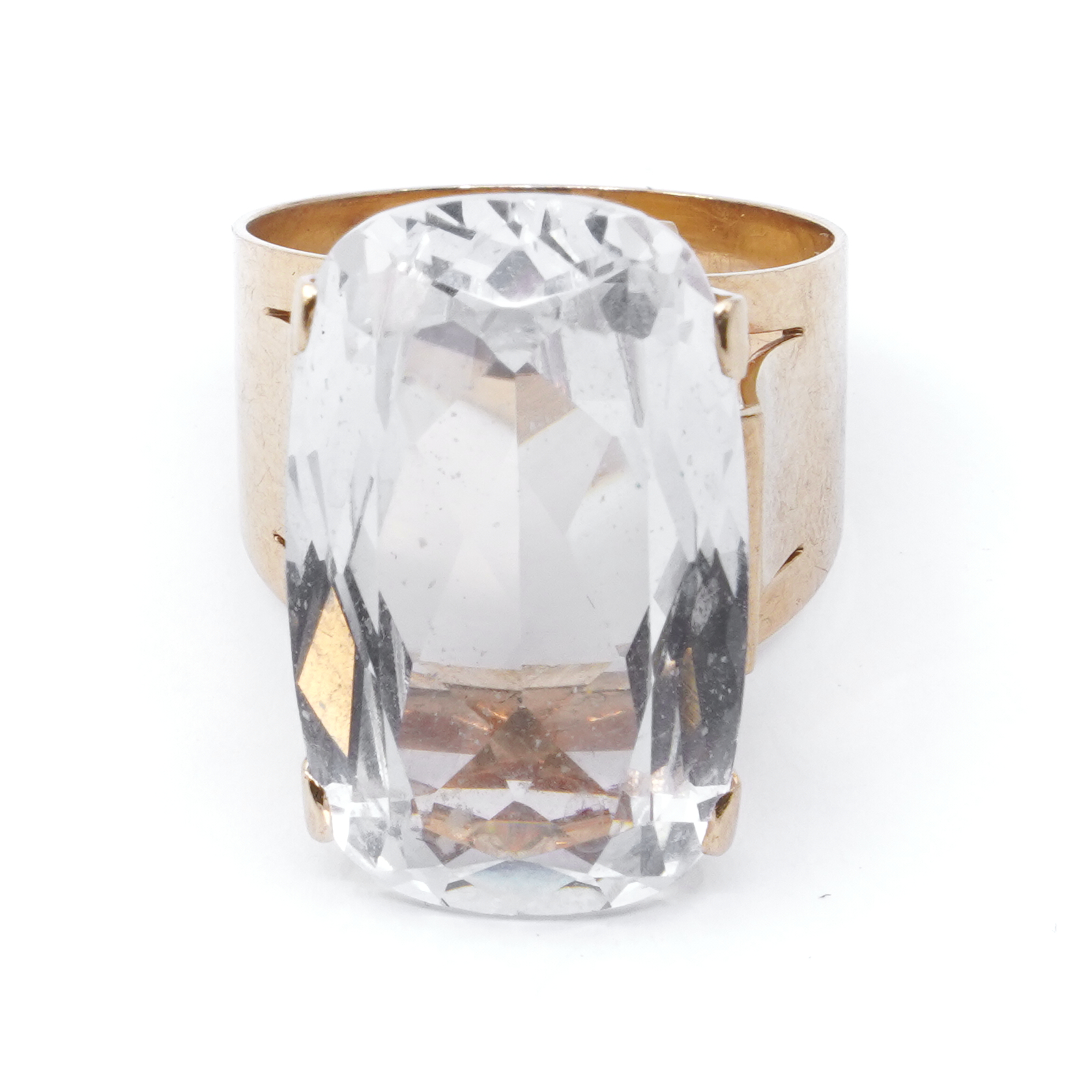 Ring med bergkristall 14K Ø19 Peltonen & Kni - Finland