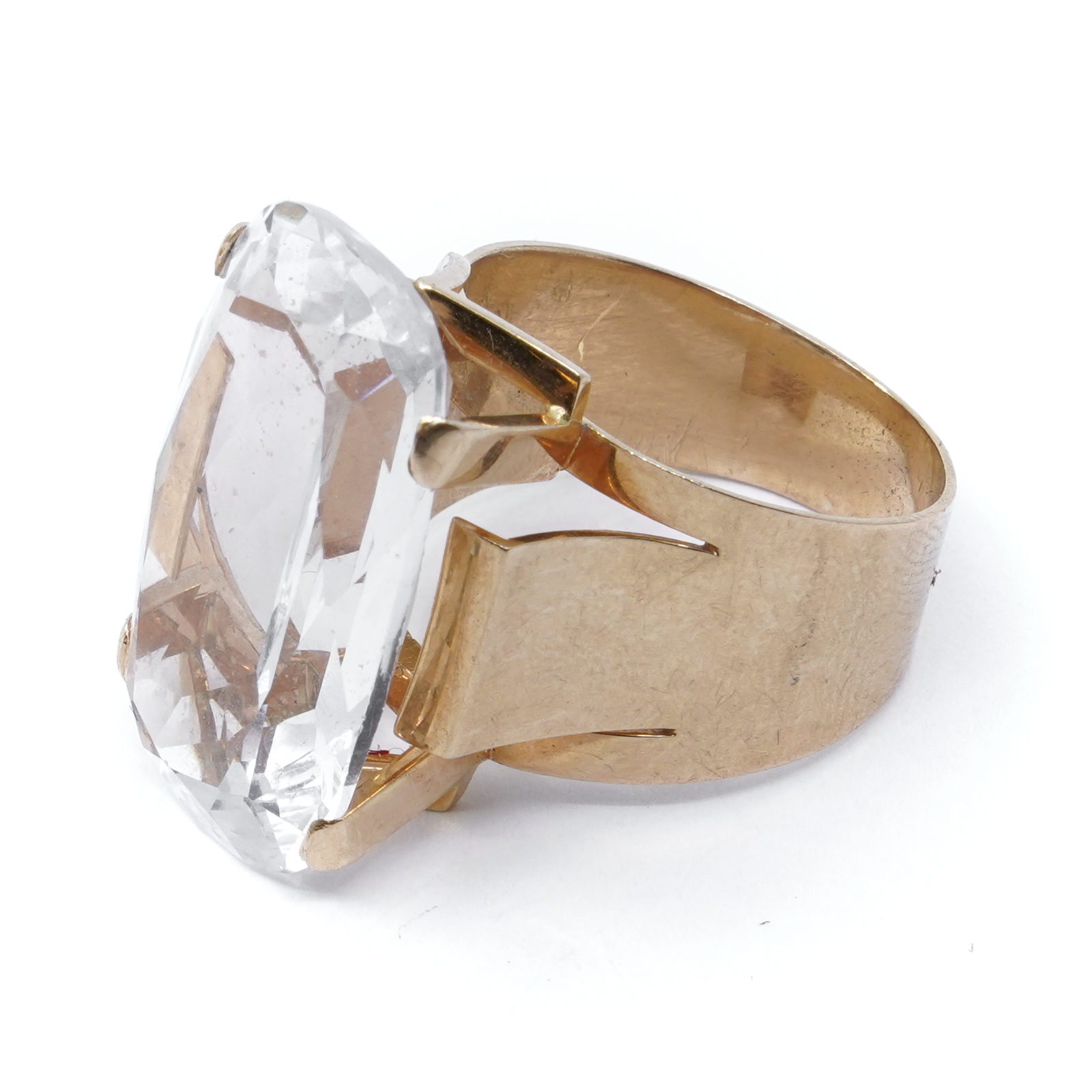 Ring med bergkristall 14K Ø19 Peltonen & Kni - Finland