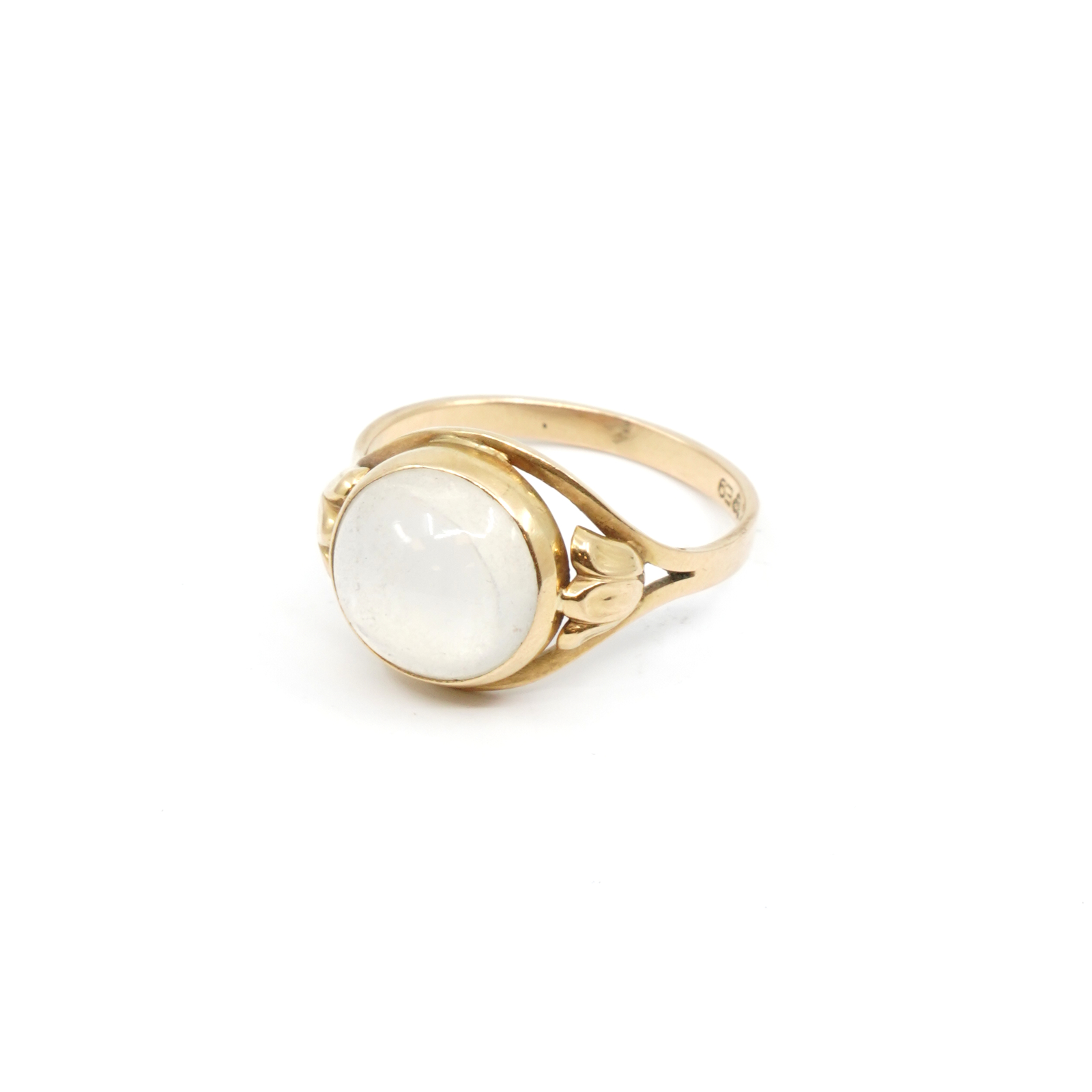 Ring Guld 18K Med Månsten