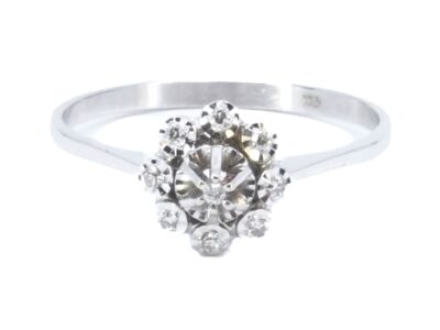 Carmoséring 18K vitguld