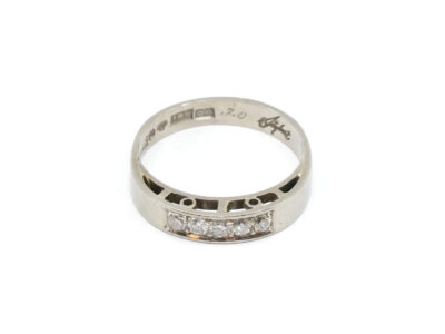 Ring Vitguld 18K Med diamanter
