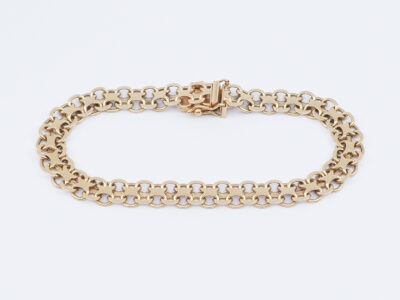 Armband X-länk Guld