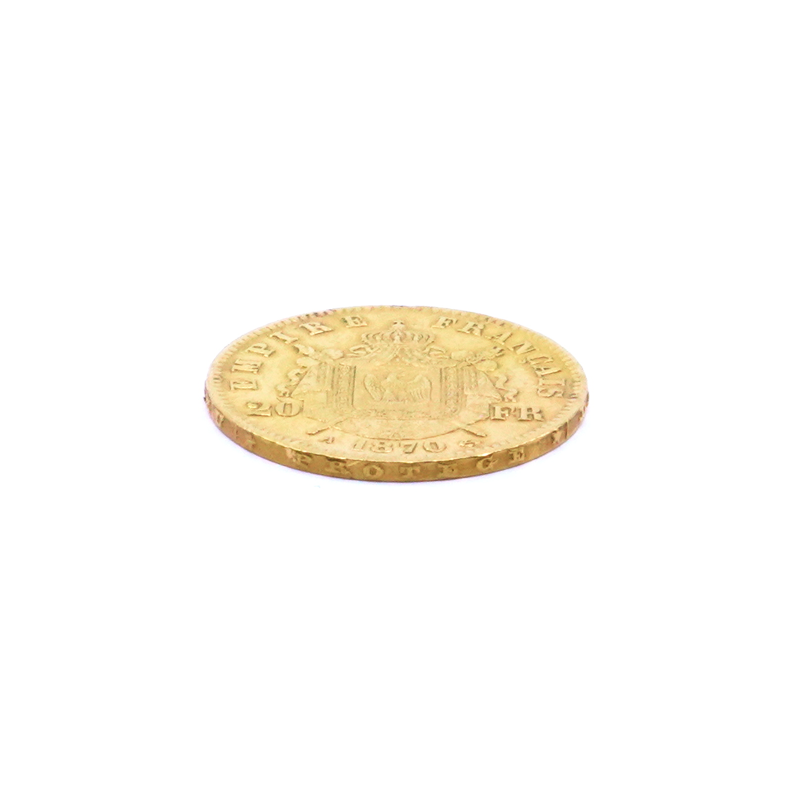 Mynt - 20 Franc 1870 Napoleon III - 21,6K