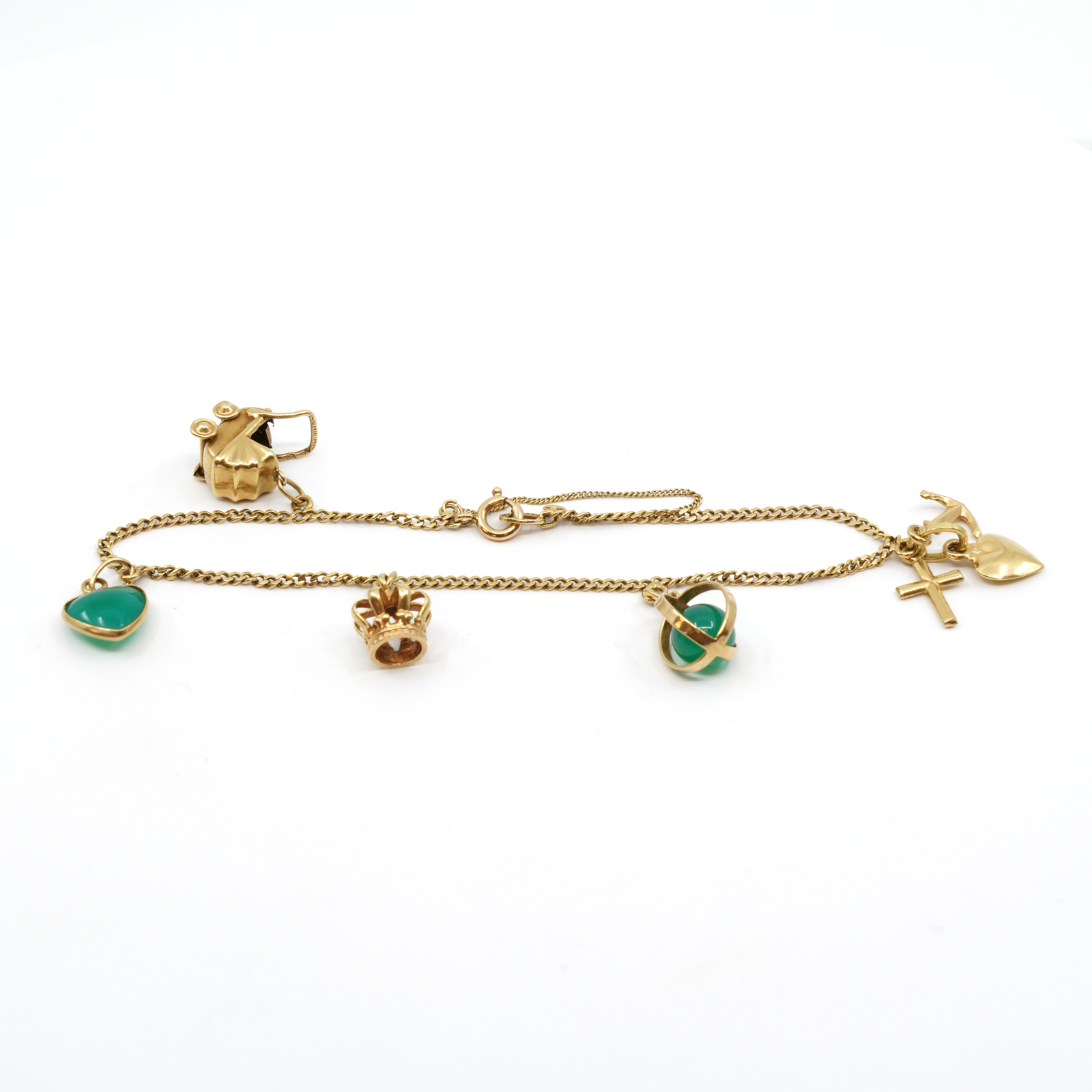 Armband Pansar 18K med Berlocker