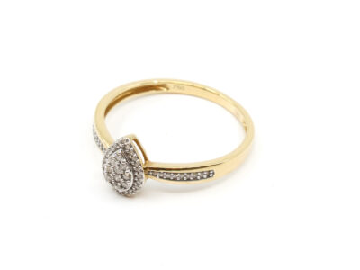 Ring Tvåfärgat Guld 18K Med diamanter