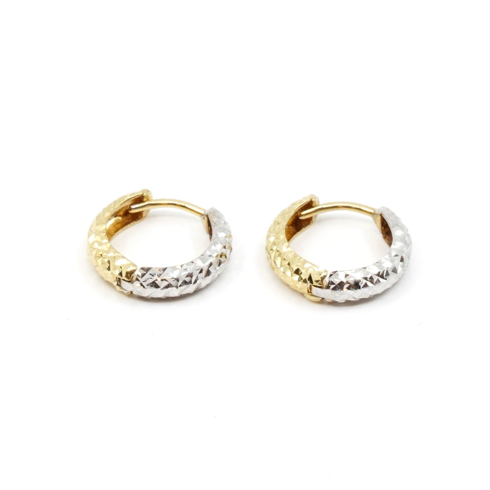 Örhängen Tvåfärgat Guld 18K