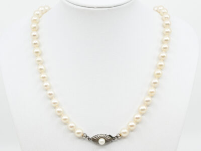 Pärlcollier Silverlås S835