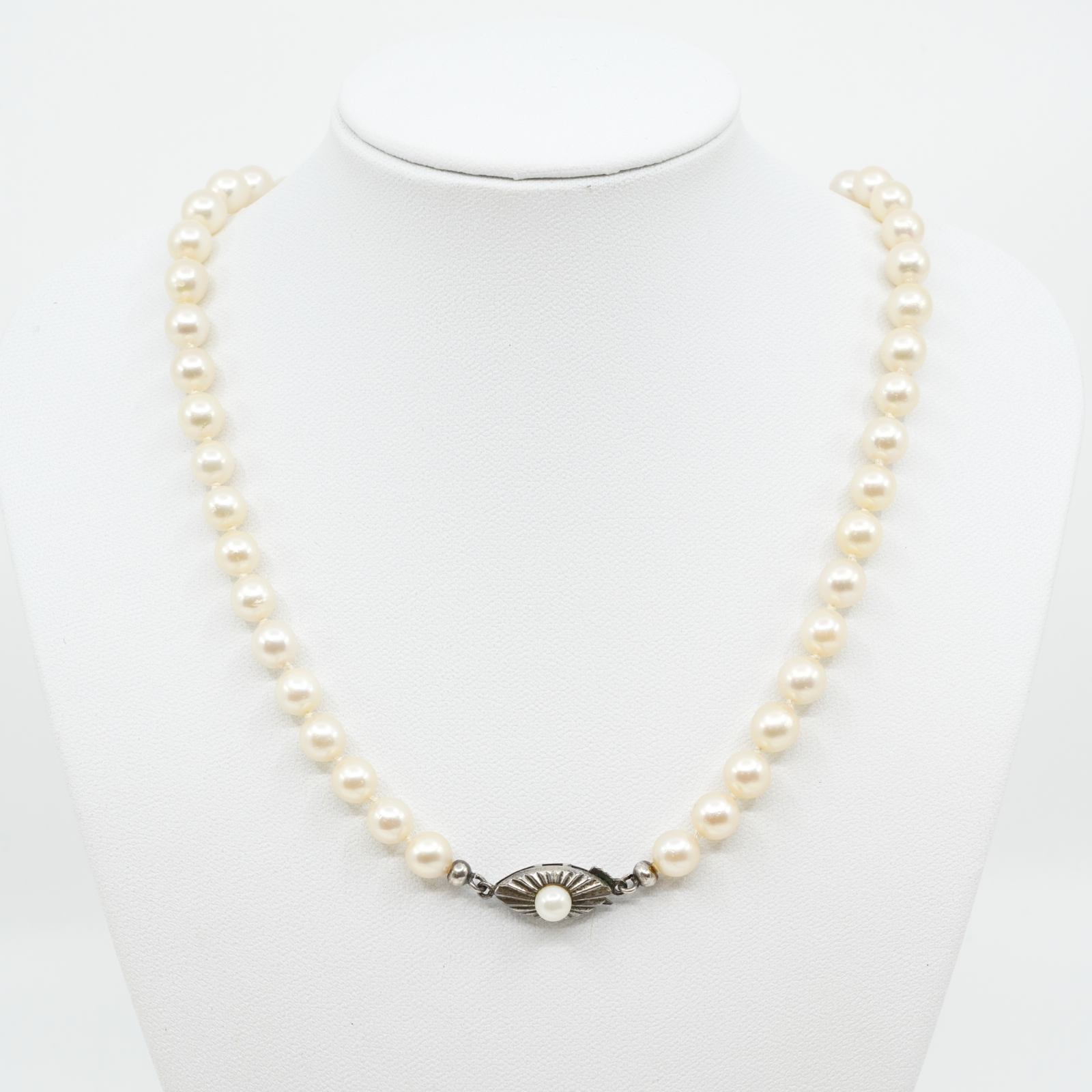 Pärlcollier Silverlås S835