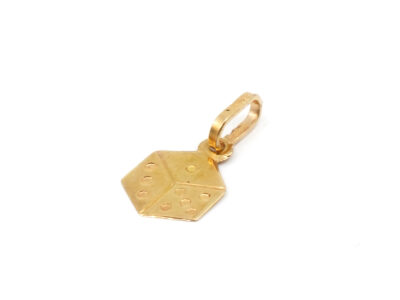 Hänge/berlock Tärning Guld 18K