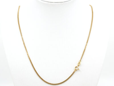 Halskedja Pansar Guld 18K