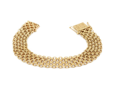 Armband X-länk Guld 18K