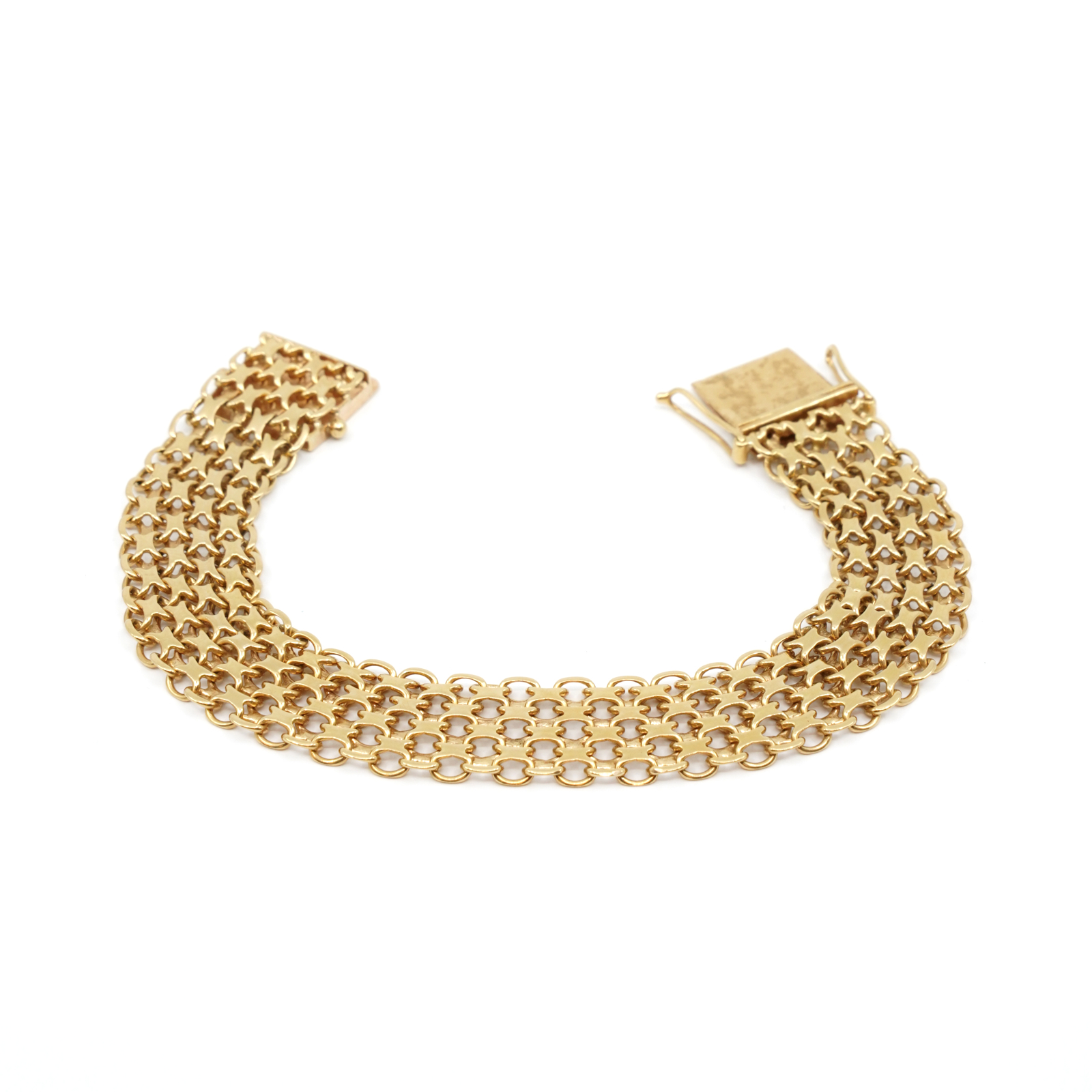 Armband X-länk Guld 18K