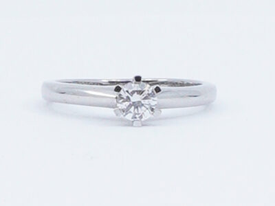 Ring Vitguld 18K