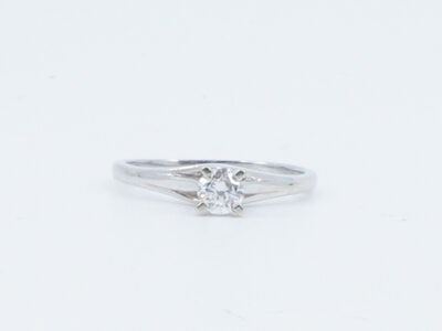 Ring Vitguld 14K