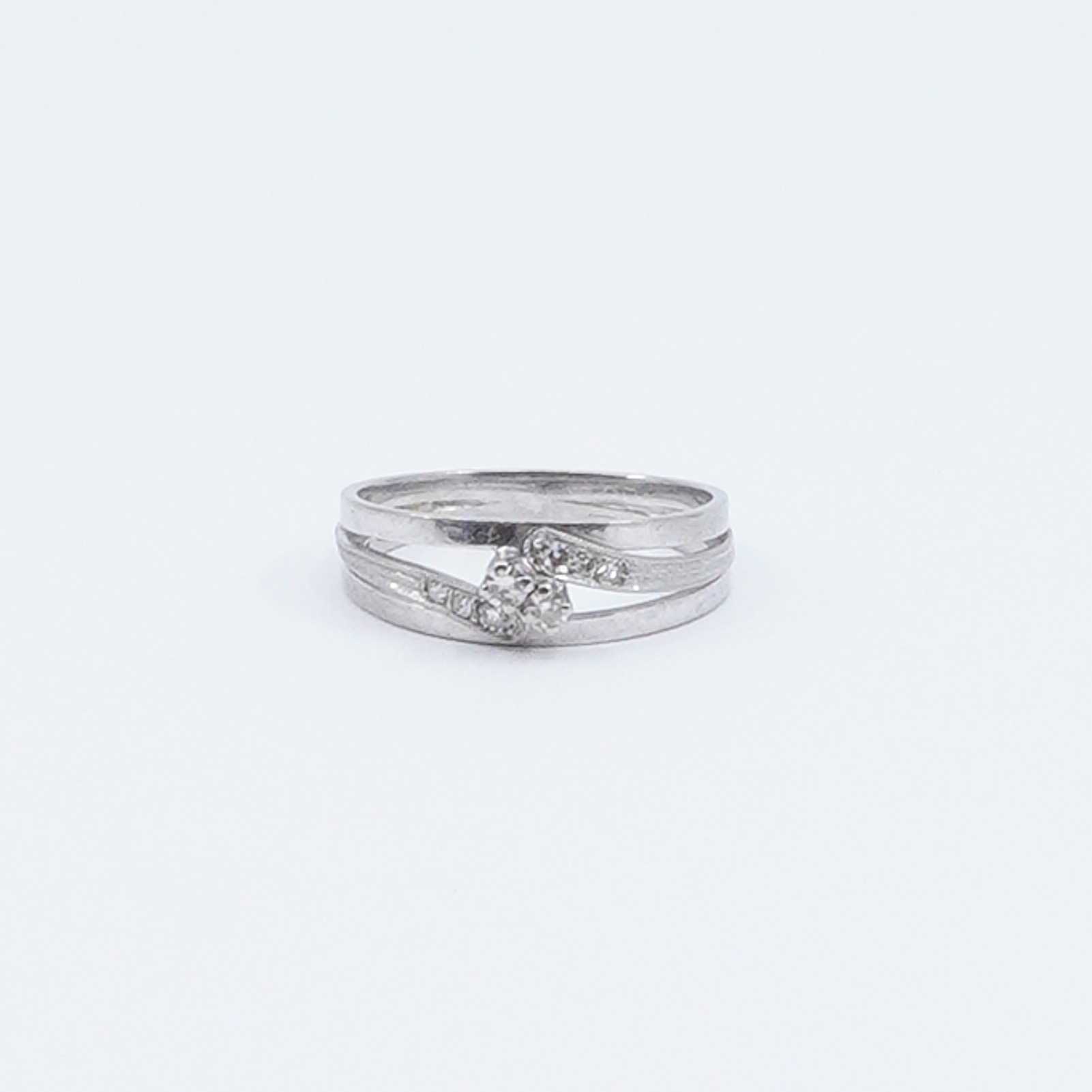 Ring med diamanter