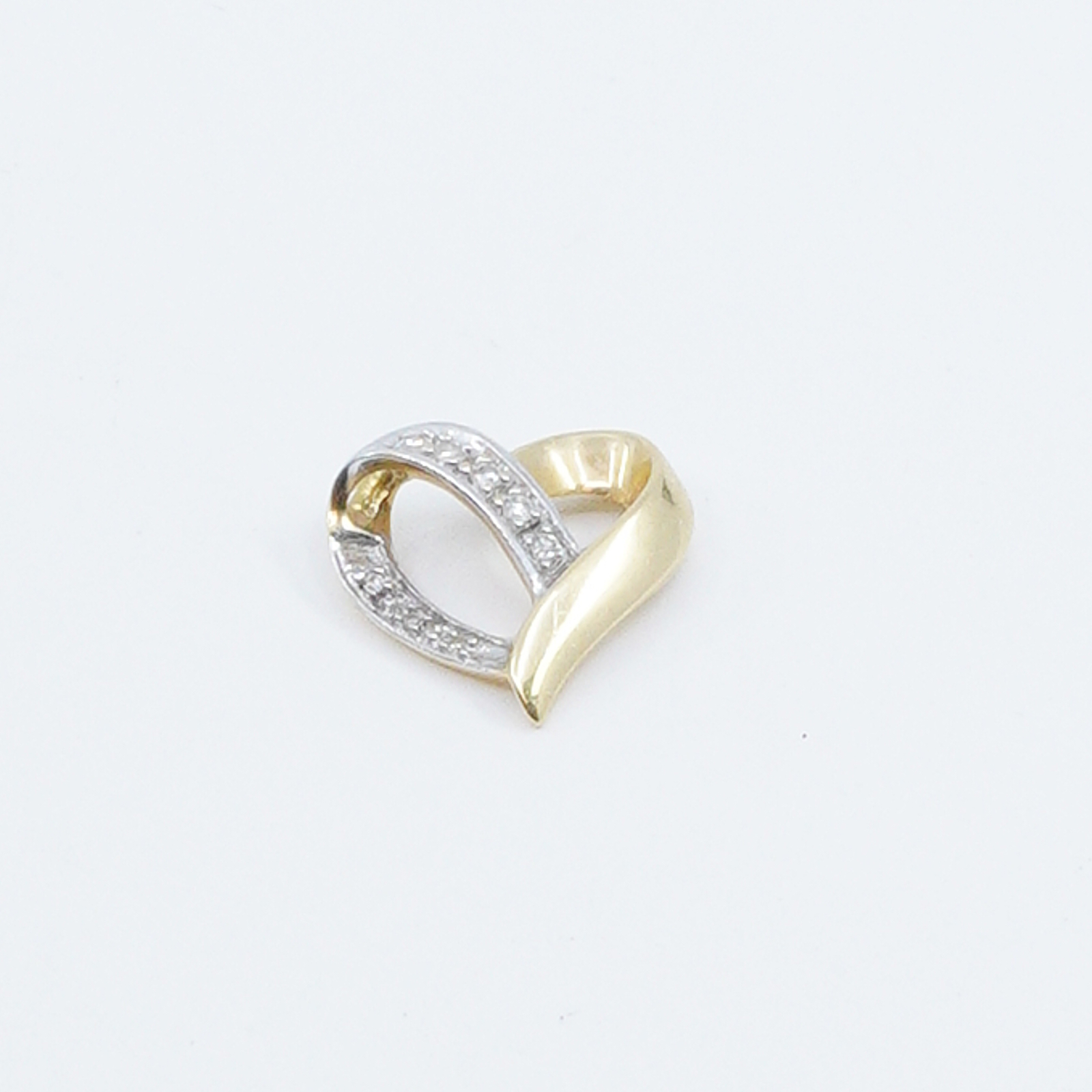 Hänge tvåfärgat 18K med diamanter