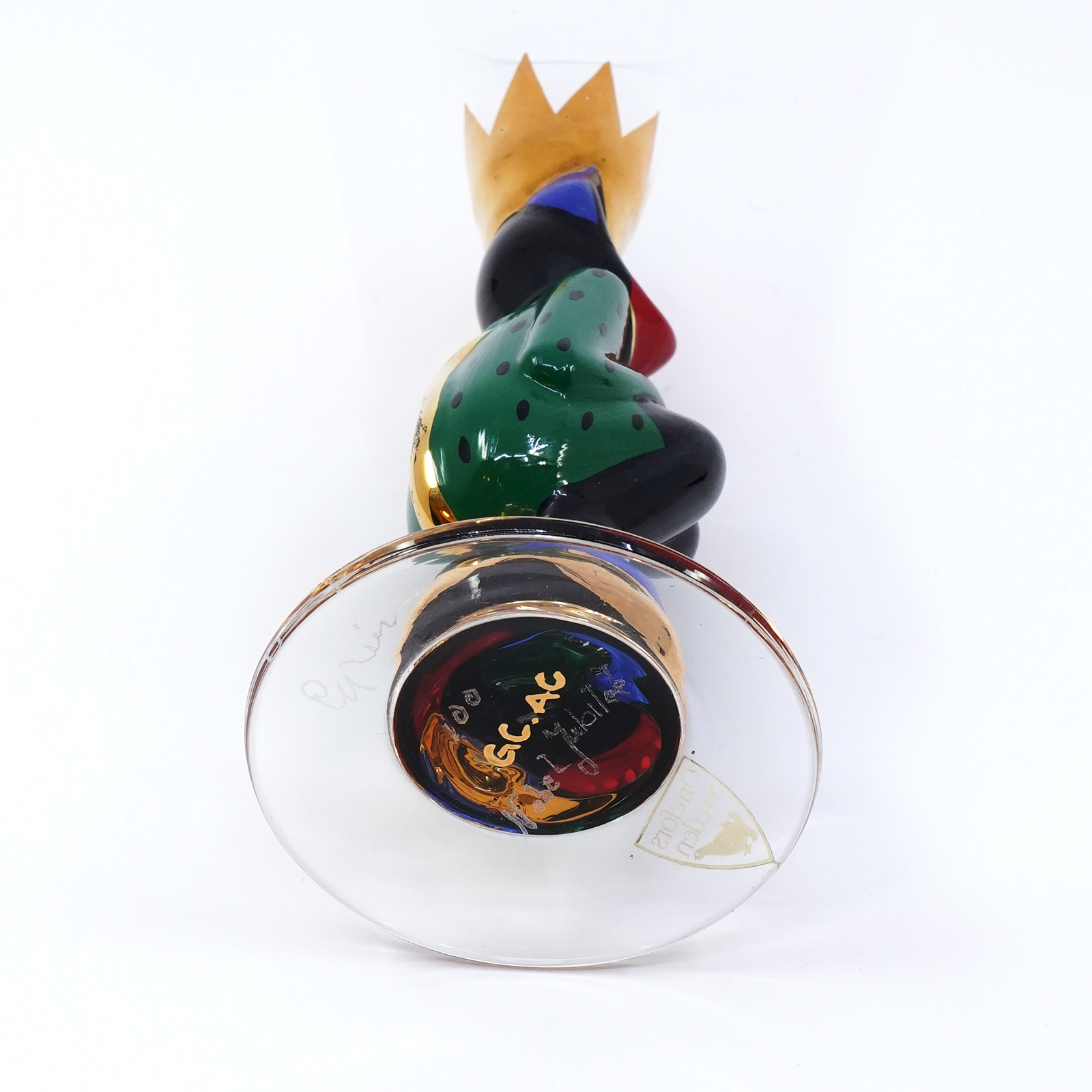 GUNNAR CYRÉN. Djävulsglas "Nobel", Orrefors, jubileumsutgåva 2001
