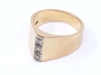 Ring Guld 18K med diamanter