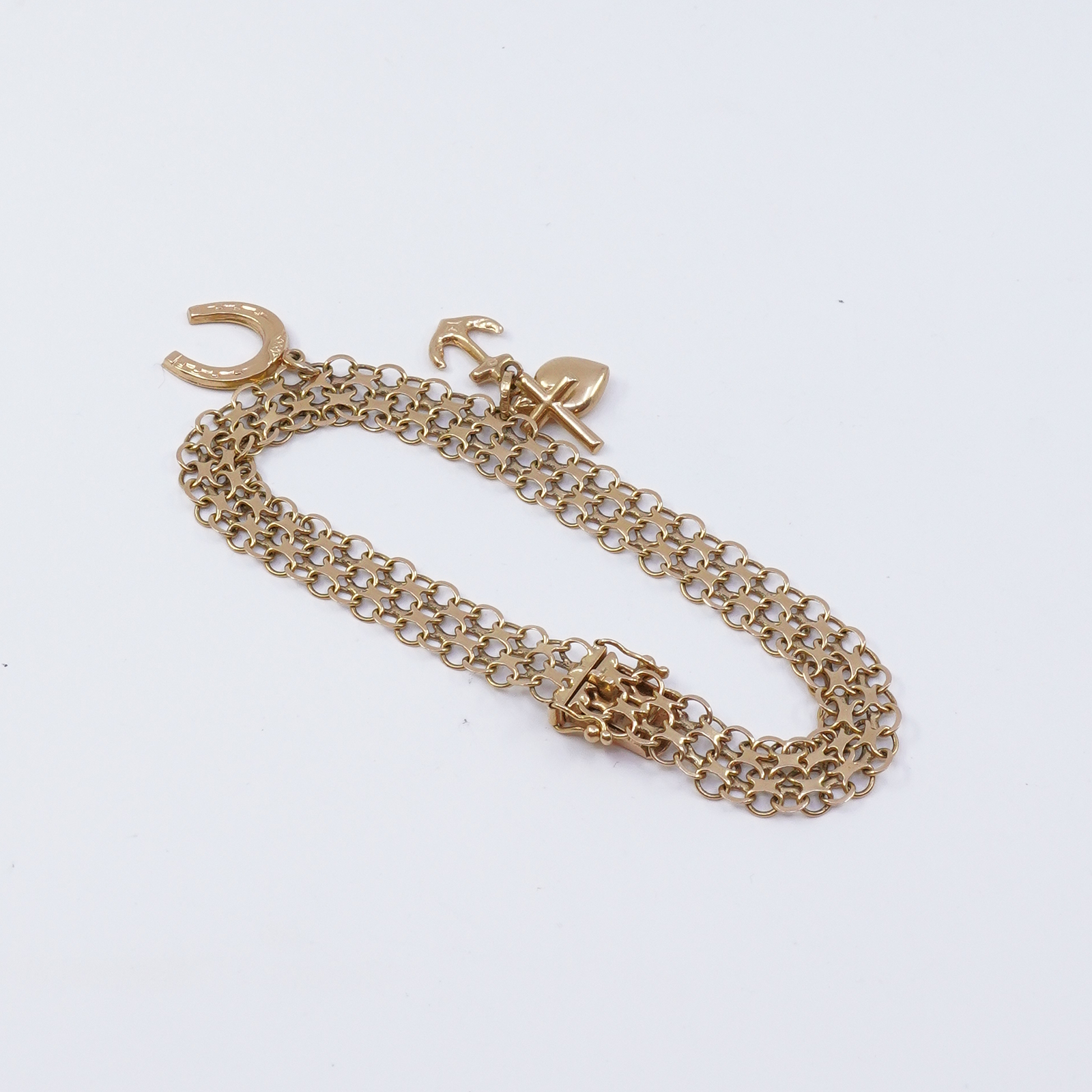 Armband X-länk Guld