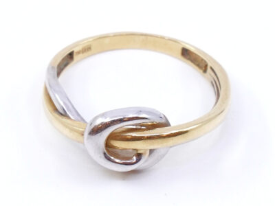 Ring GHA Knut Tvåfärgat Guld