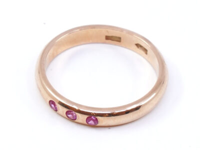Ring Guld 14K med stenar