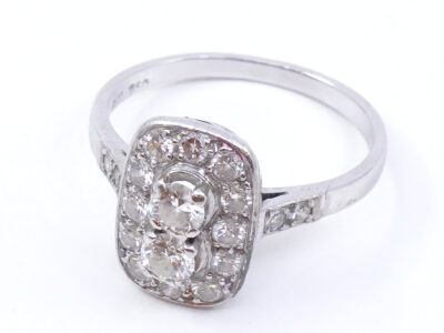 Ring Vitguld 18K