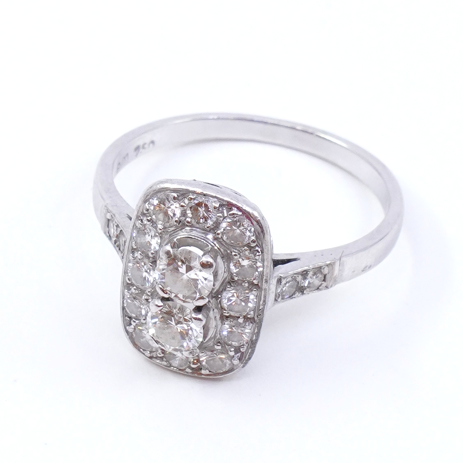 Ring Vitguld 18K