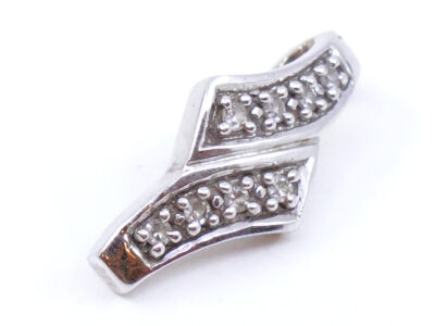 Hänge Vitguld 18K med diamanter