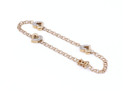 Armband Bismarck Guld med diamanter