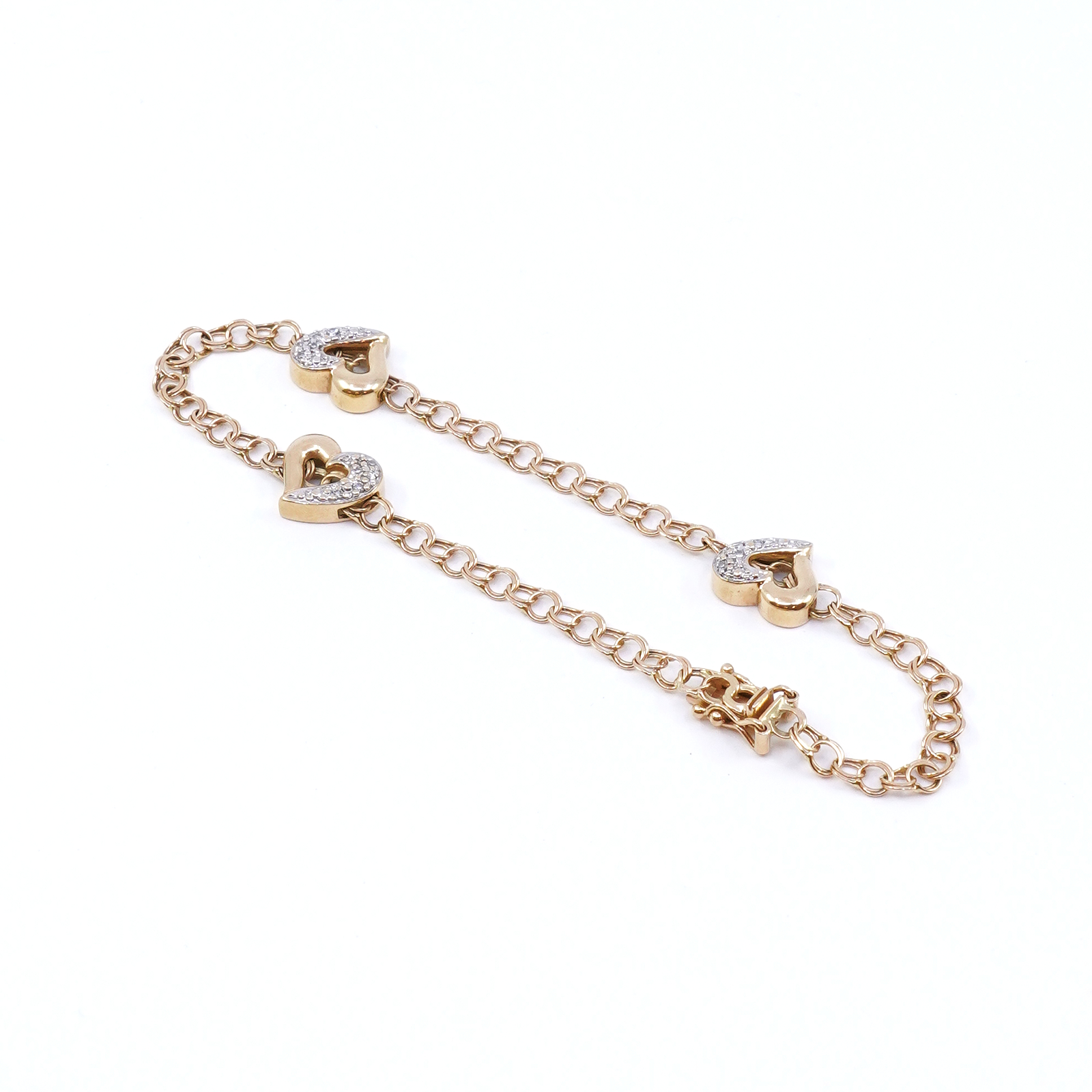 Armband Bismarck Guld med diamanter