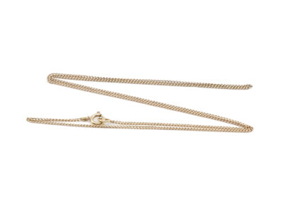 Halskedja Pansar Guld 18K 45,5cm