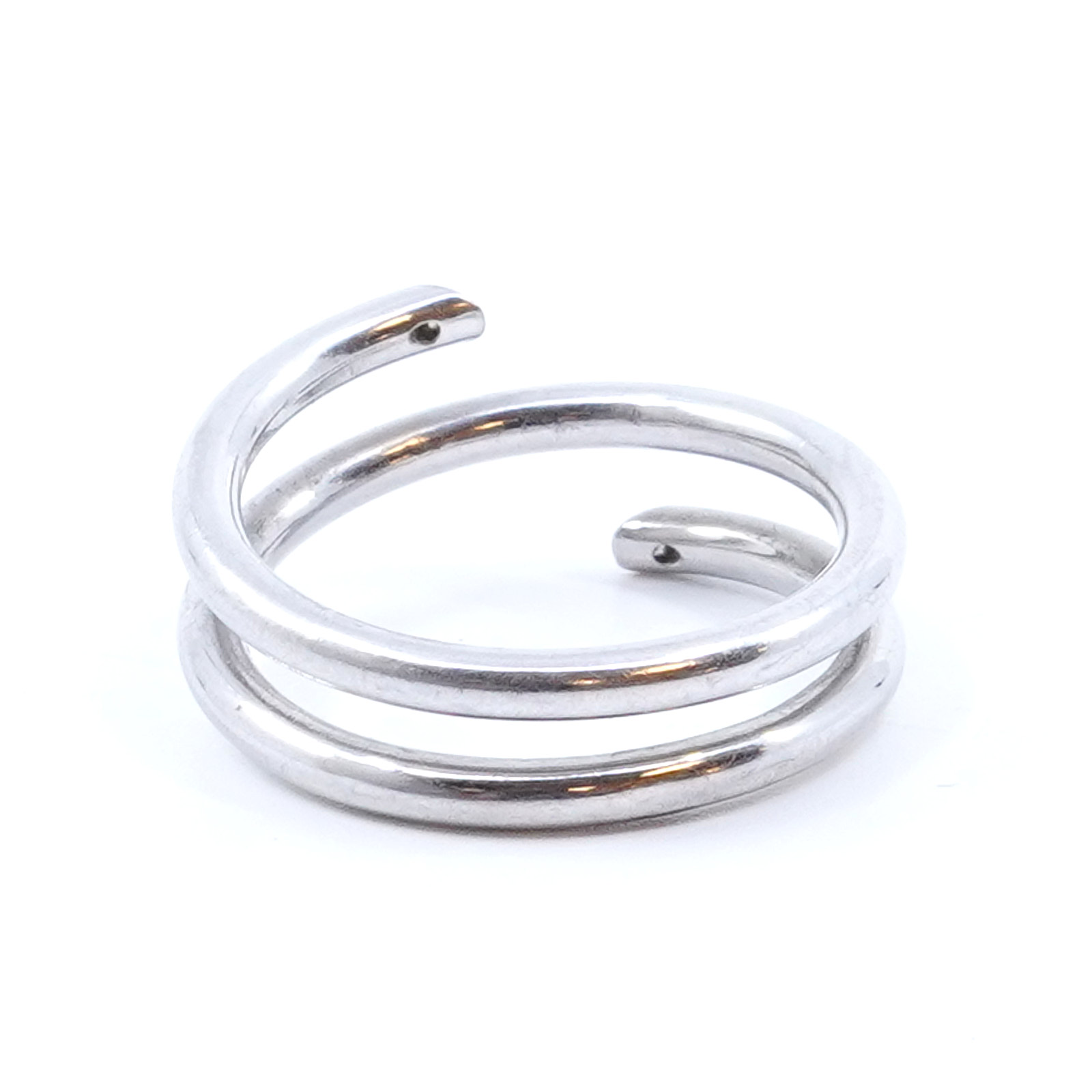 Ring vitguld med diamanter 2xca0,005ct 18K 6,8g Ø18
