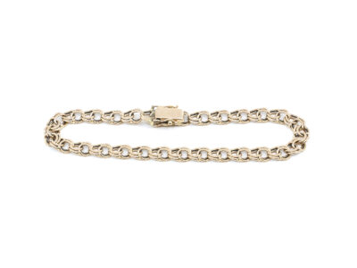 Armband Bismarck Guld 18K 12,6g L 19,8cm B 6mm
