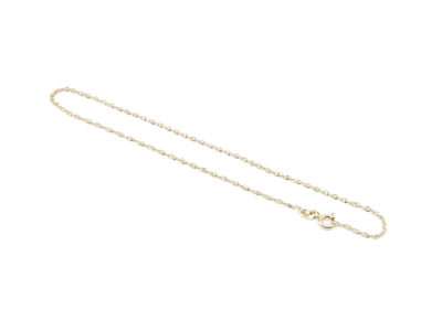 Vristlänk Singapore Guld 18K 23cm