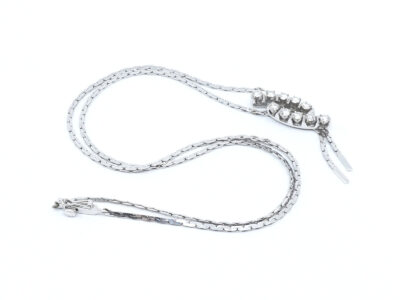 Collier Vitguld 18K 44,5cm med diamanter