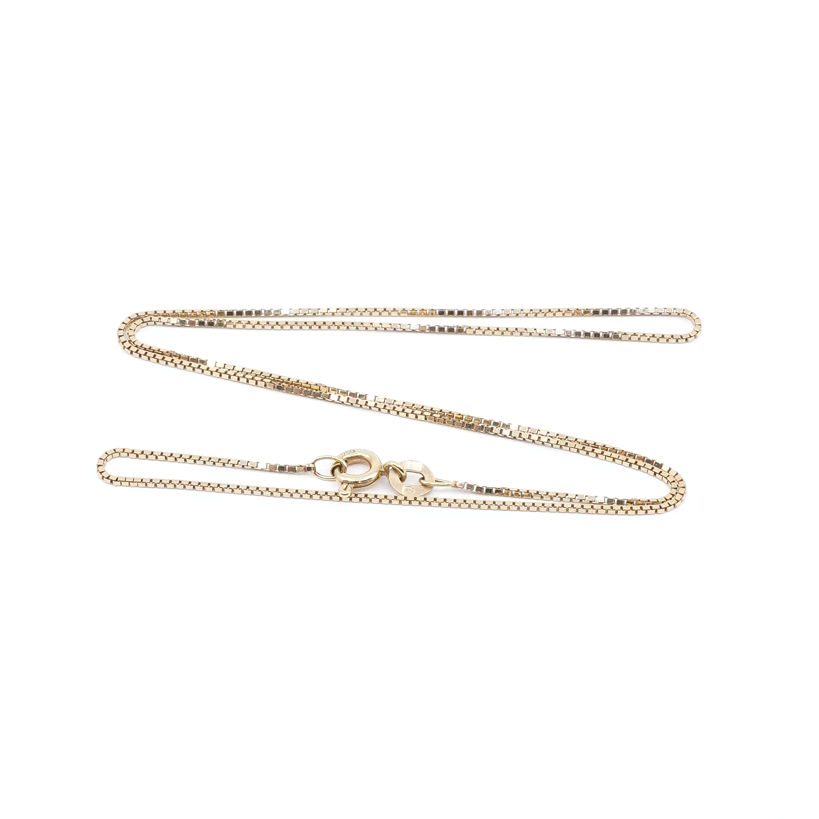 Halskedja Venezia Guld 18K 38cm