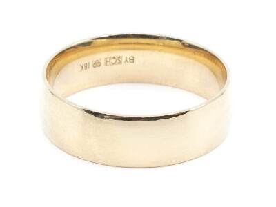 Ring slät Guld 18K 8,5g Ø21,0