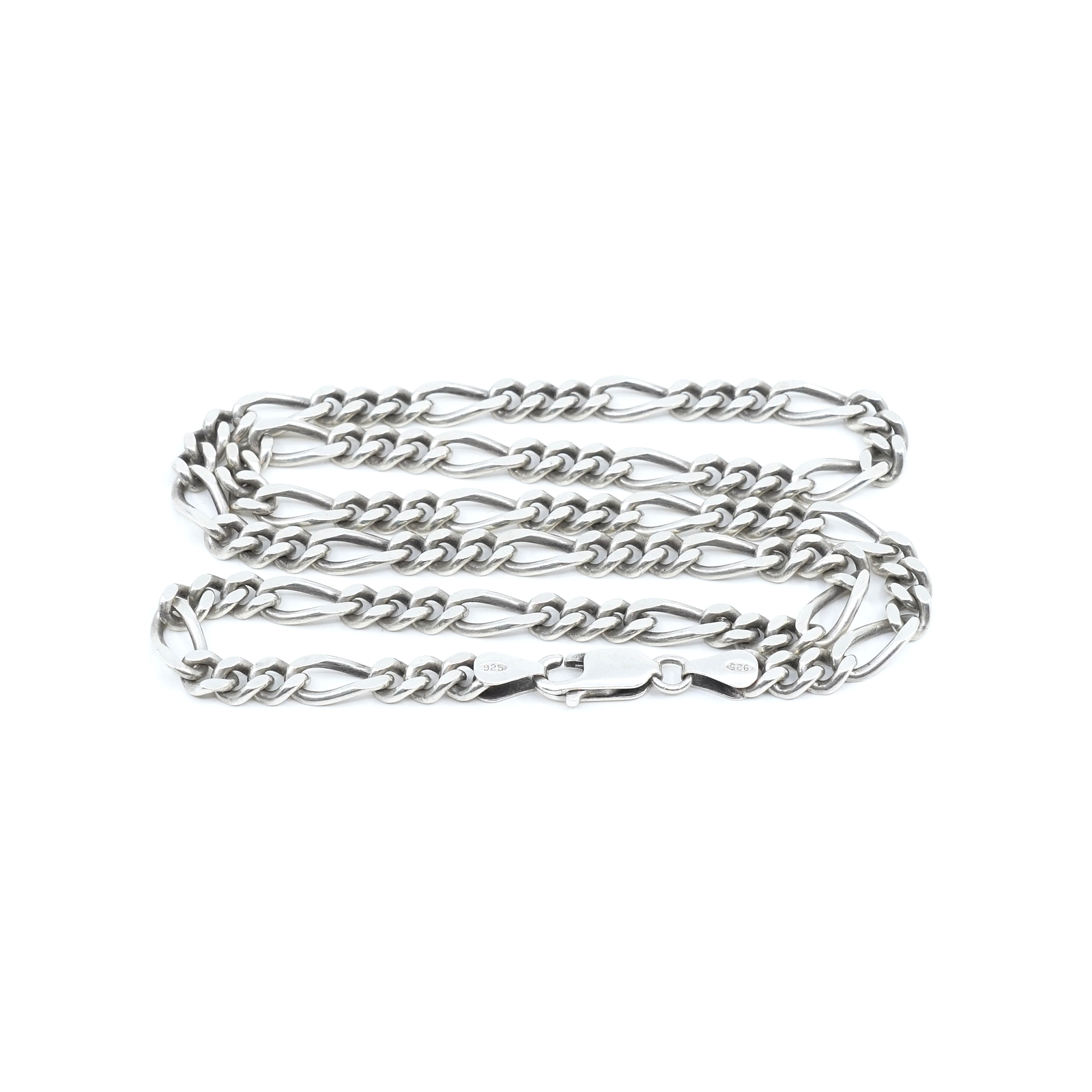 Halskedja Figaro Silver S925 50,5cm