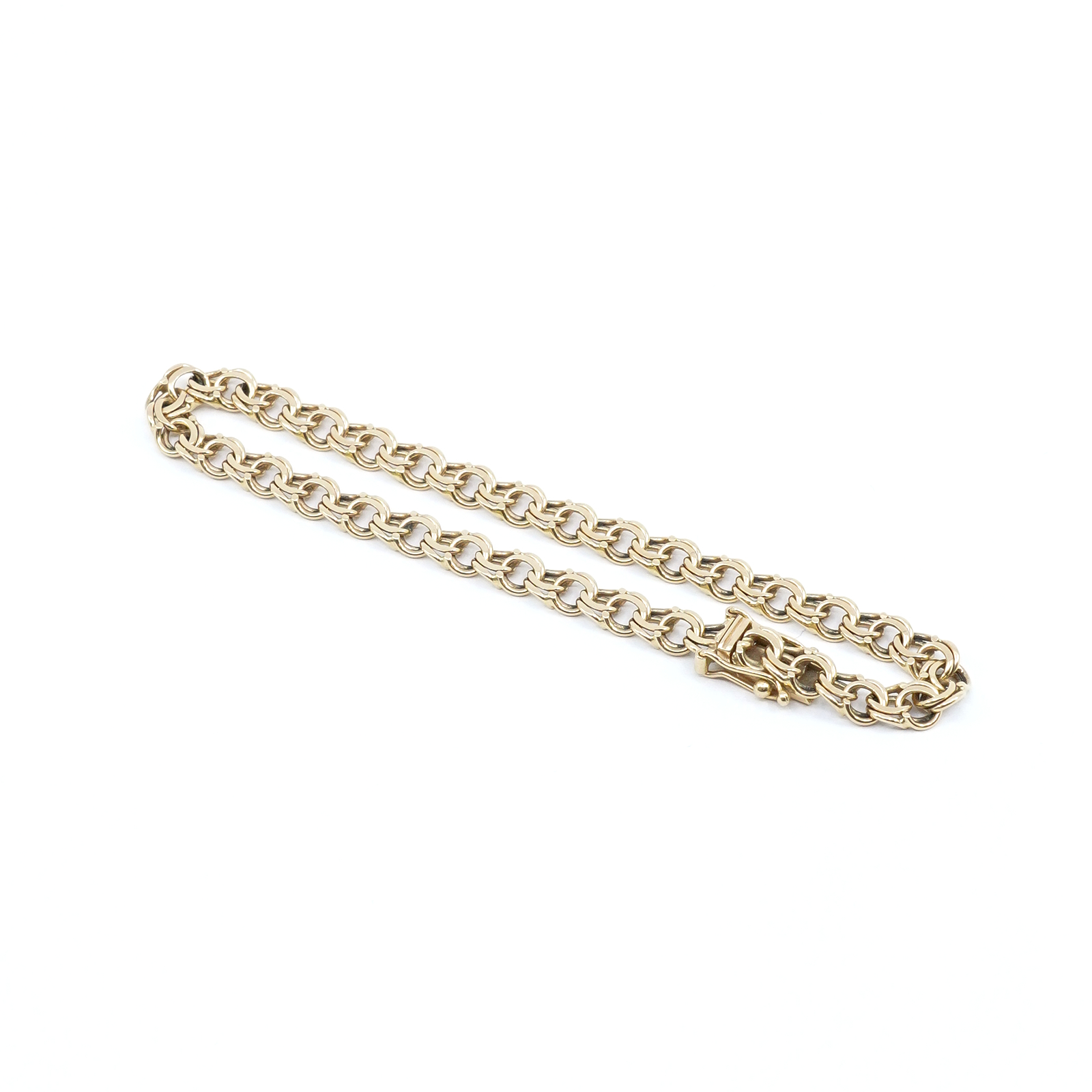 Armband Bismarck Guld 18K 9,0g L 18,0cm B 5mm