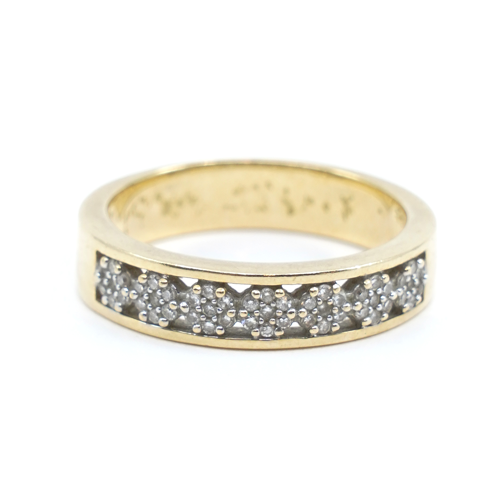 Ring Guld 18K Ø17,0 med diamanter