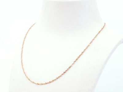 Halskedja Singapore Guld 18K