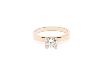 Ring Guld rosé med diamant